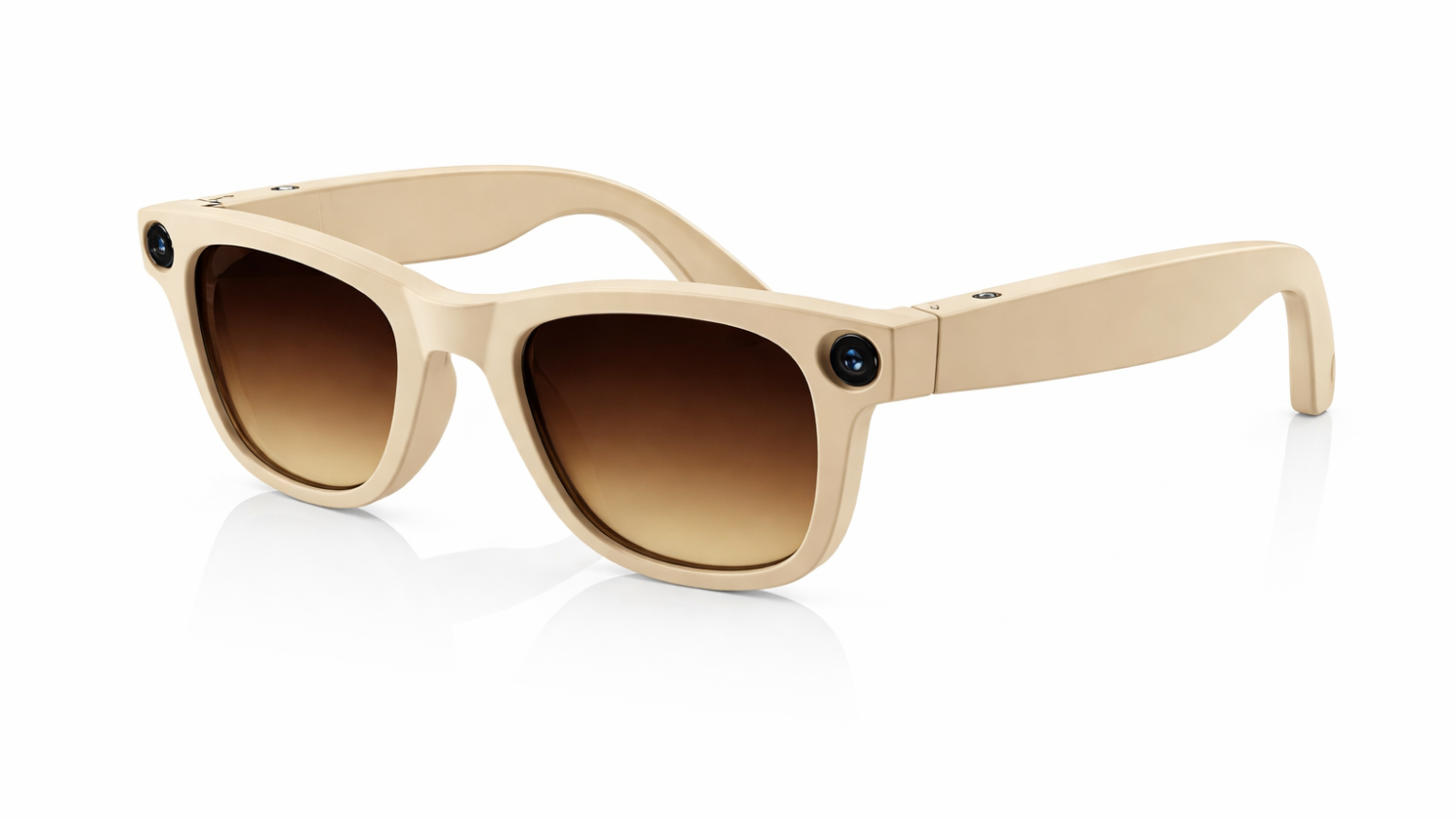frame6 AI Smart Glass | Sandstone - Tan Halo gradient
